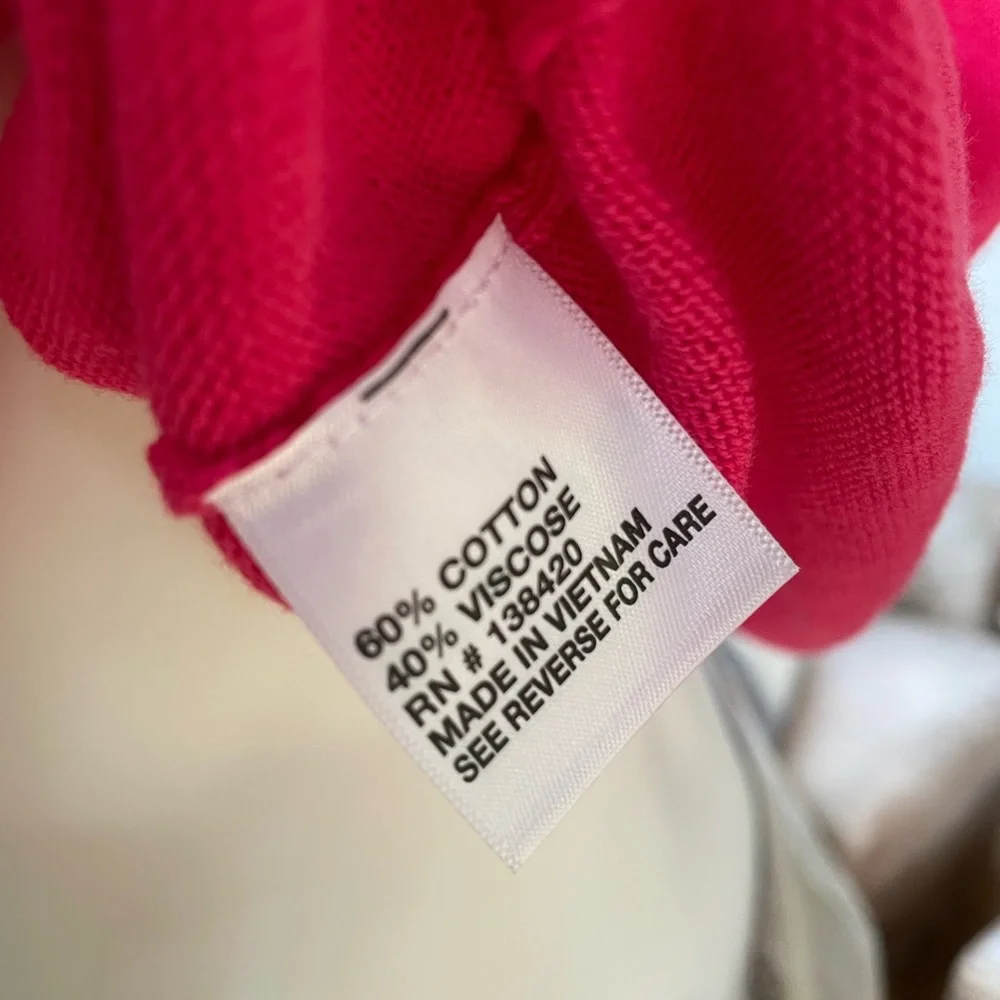 New with tags ETCETERA RIO SLEEVELESS KNIT TOP PINK Super Versatile. Sz MED - Picture 11 of 13